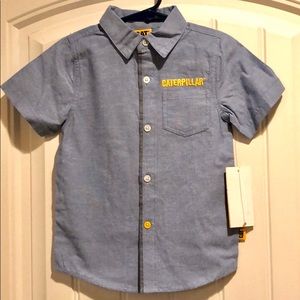 NWT Caterpillar Button Up Shirt